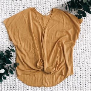 Lush Dolman Twist Front Top